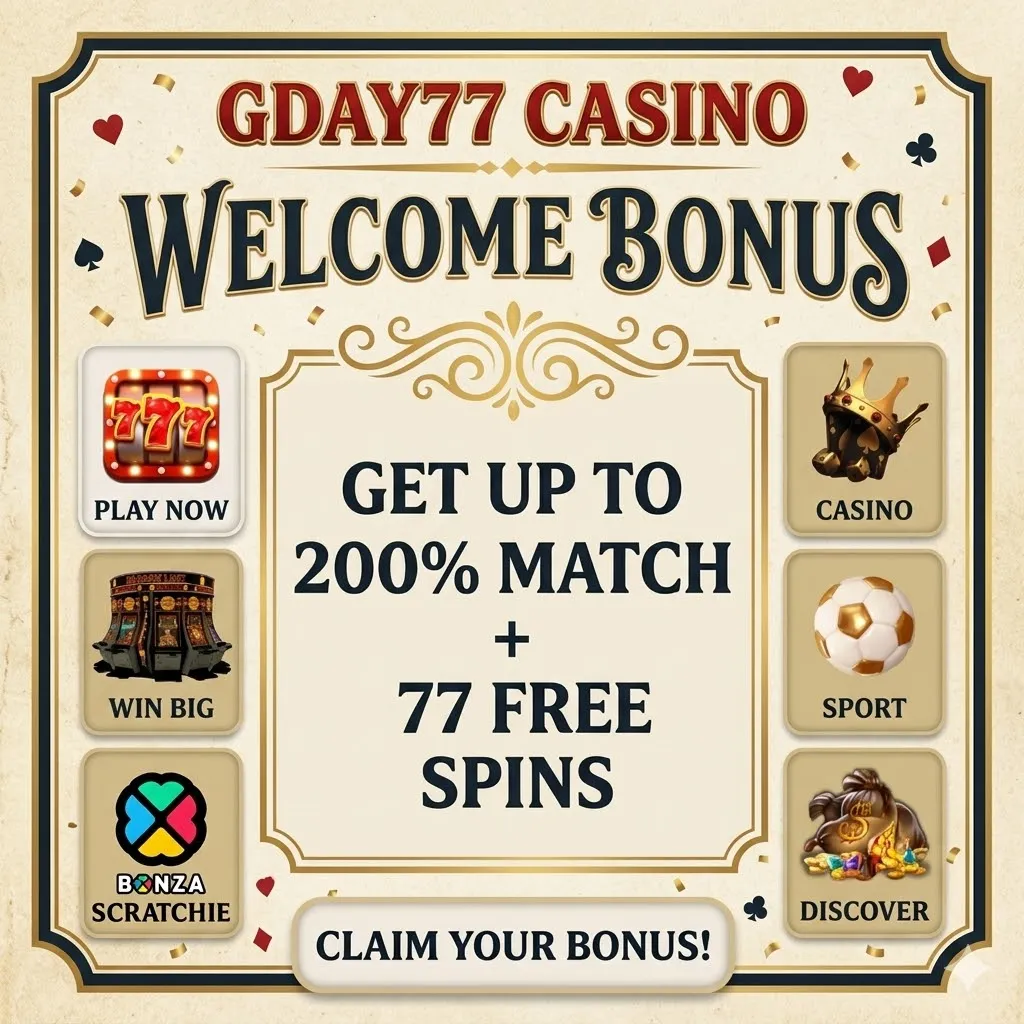 welcome bonus gday casino welcome bonus gday casino